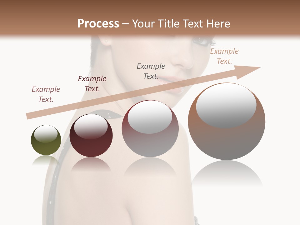 Vertical Female Fashion PowerPoint Template