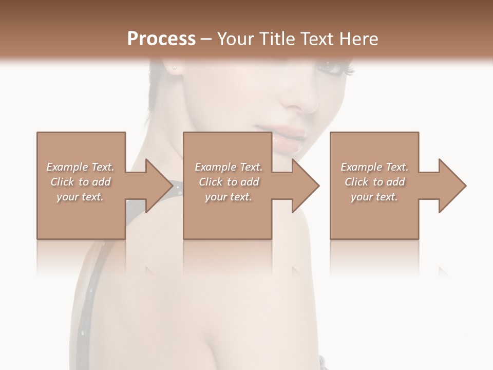 Vertical Female Fashion PowerPoint Template