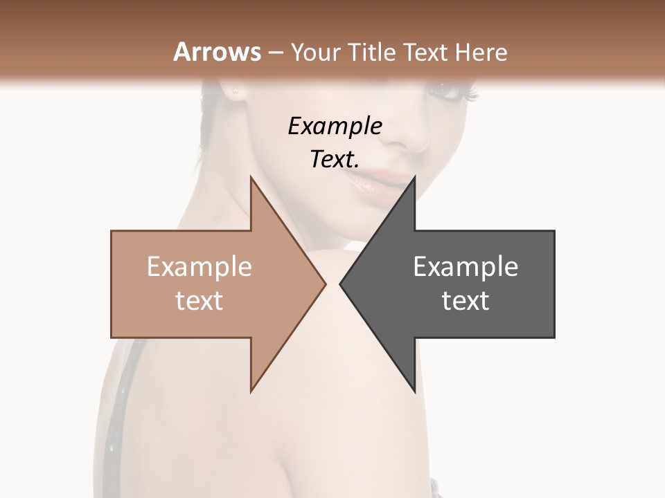 Vertical Female Fashion PowerPoint Template