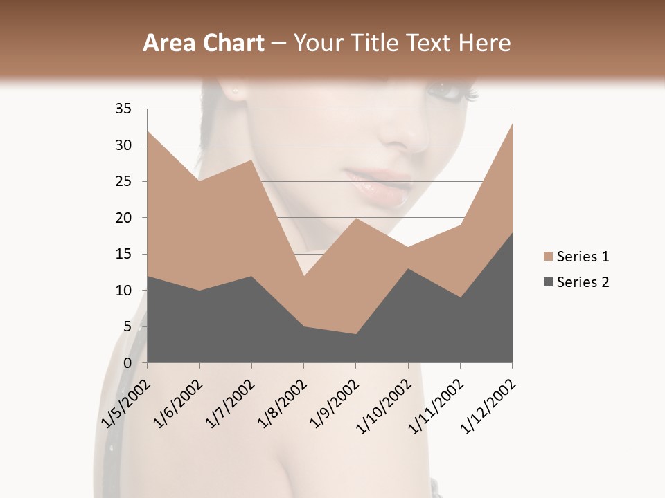 Vertical Female Fashion PowerPoint Template