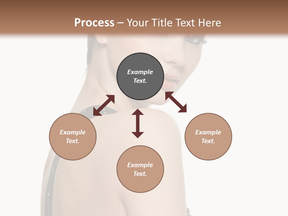 Vertical Female Fashion PowerPoint Template