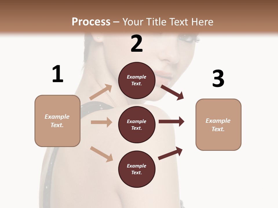 Vertical Female Fashion PowerPoint Template