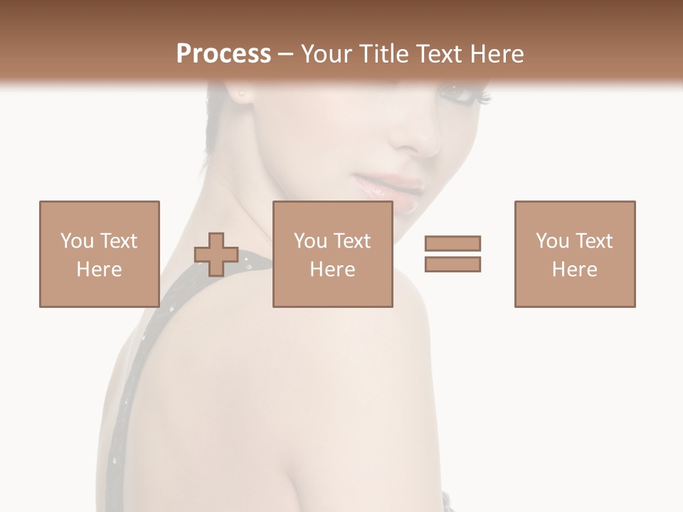 Vertical Female Fashion PowerPoint Template