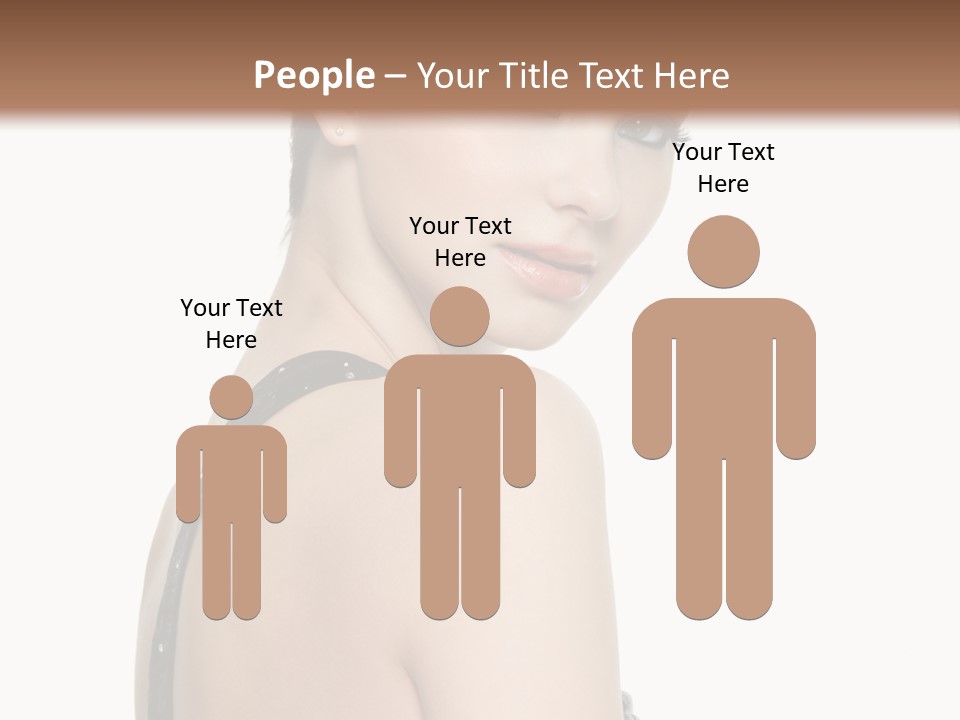 Vertical Female Fashion PowerPoint Template