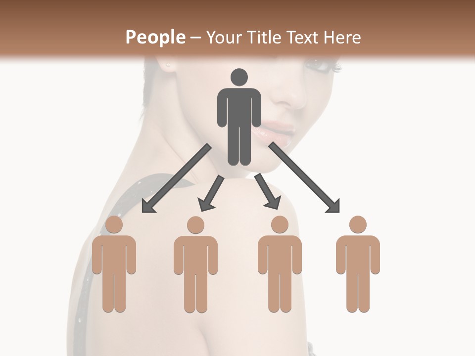 Vertical Female Fashion PowerPoint Template