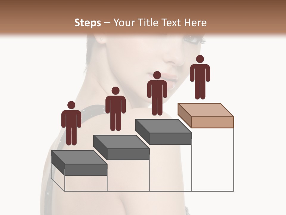 Vertical Female Fashion PowerPoint Template