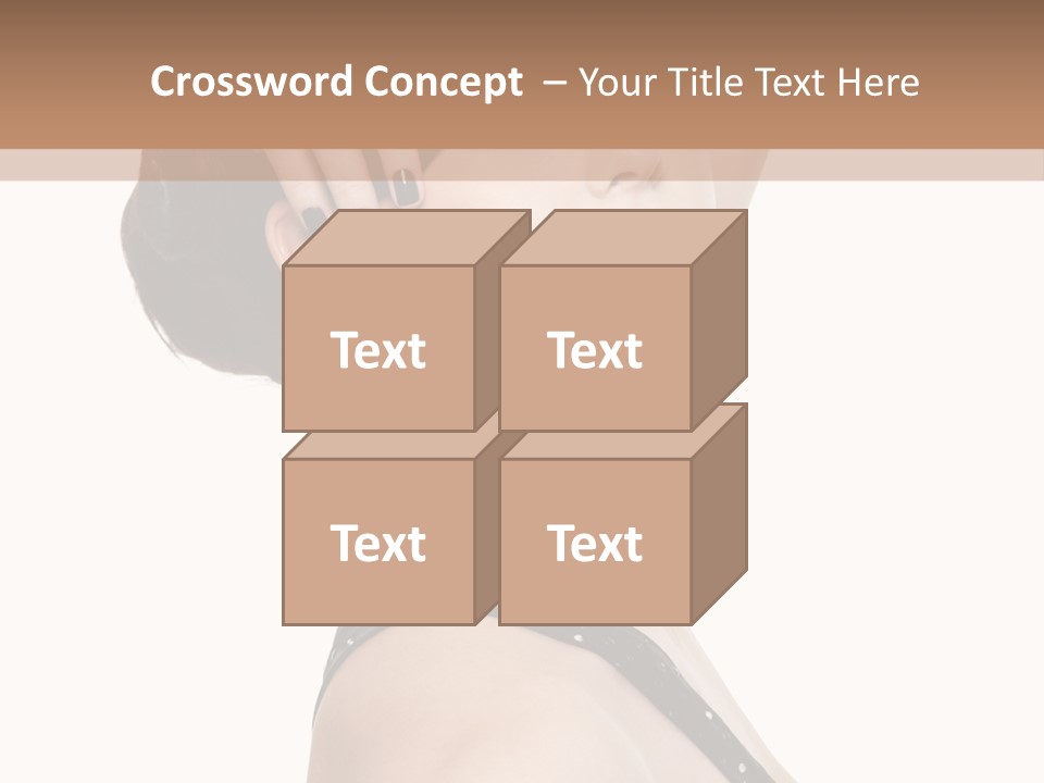 Pretty Fingernail Black PowerPoint Template