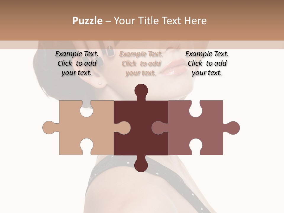 Pretty Fingernail Black PowerPoint Template