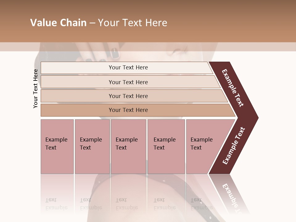 Pretty Fingernail Black PowerPoint Template