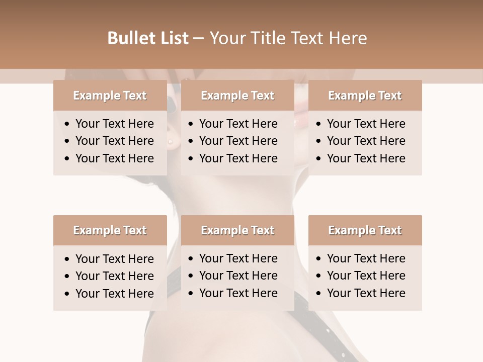 Pretty Fingernail Black PowerPoint Template