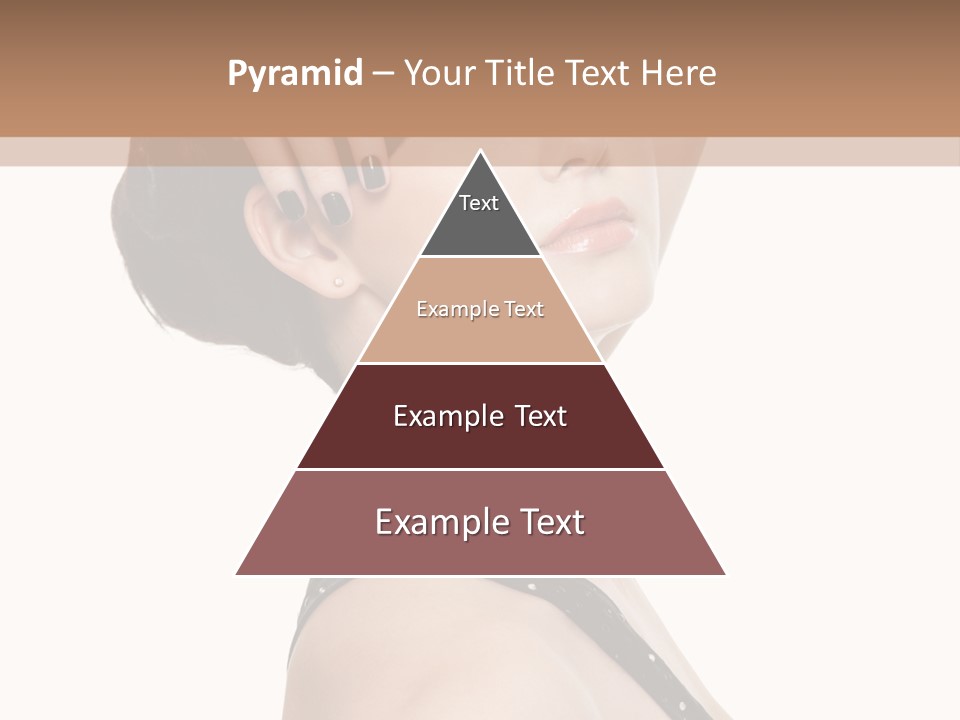 Pretty Fingernail Black PowerPoint Template