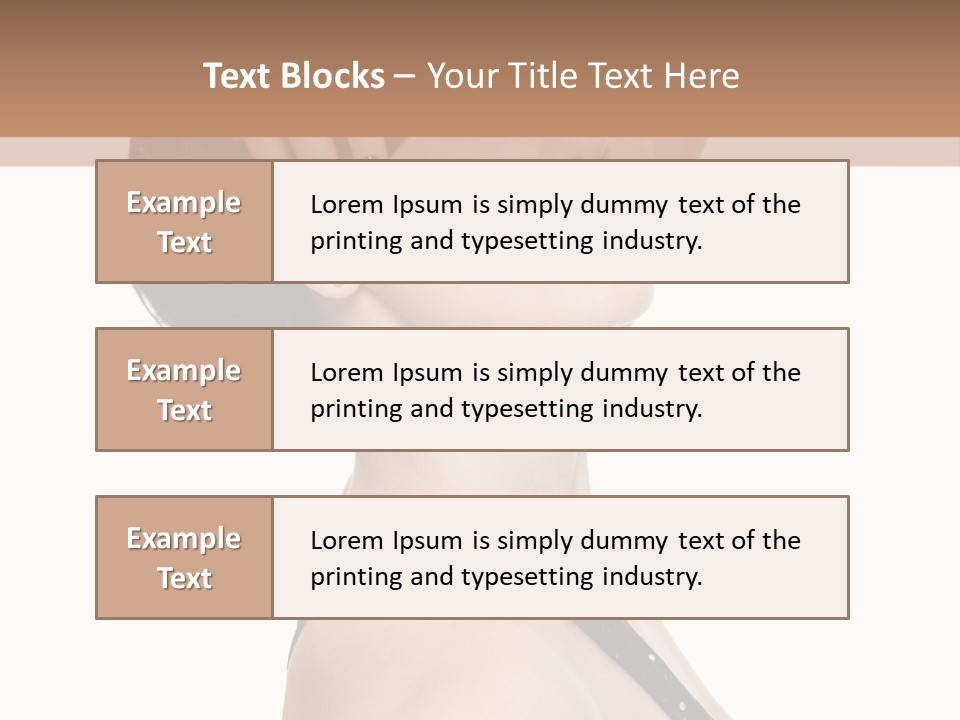 Pretty Fingernail Black PowerPoint Template