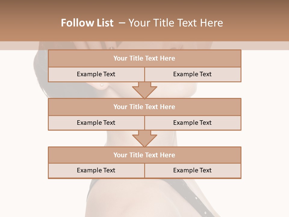 Pretty Fingernail Black PowerPoint Template