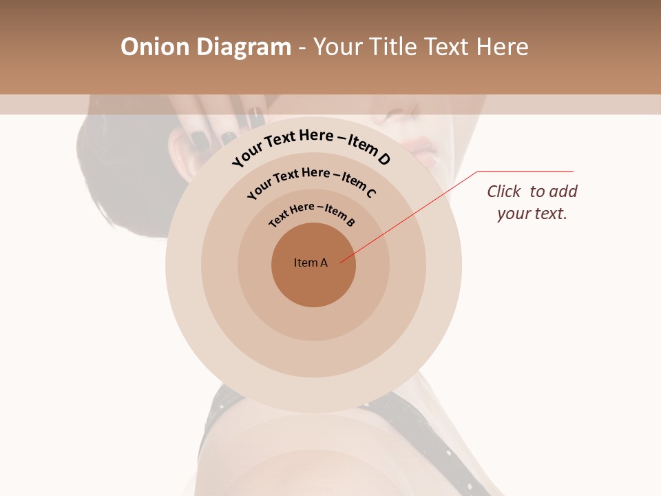 Pretty Fingernail Black PowerPoint Template