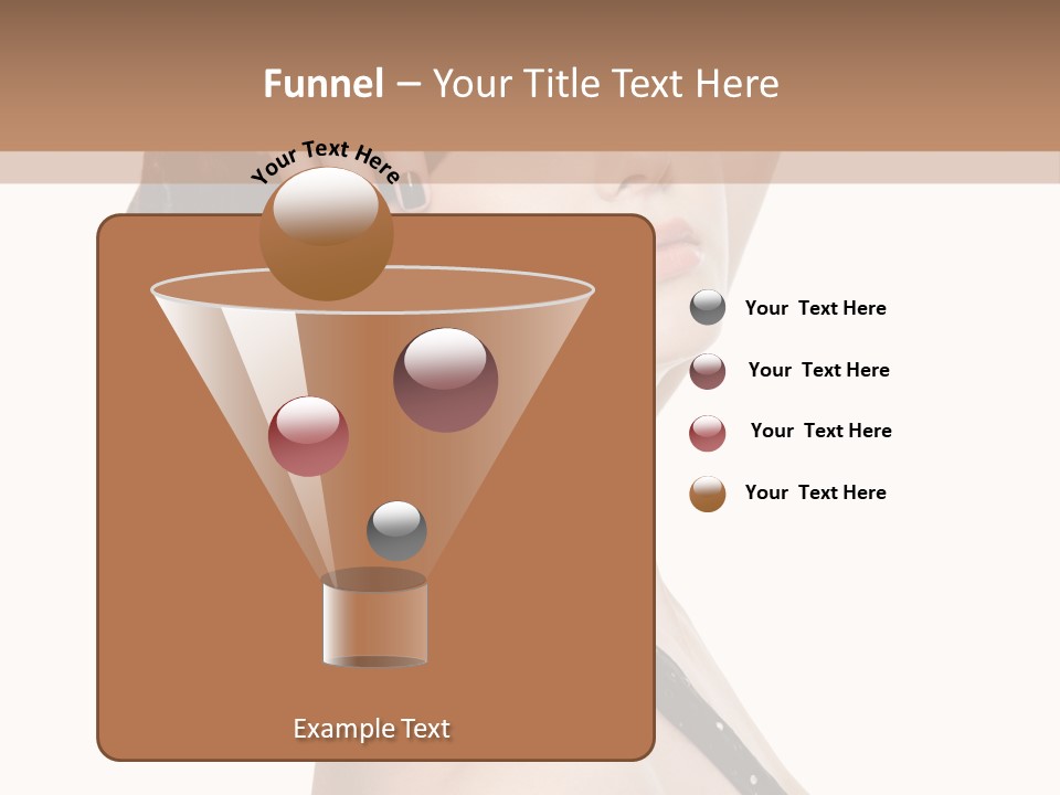 Pretty Fingernail Black PowerPoint Template