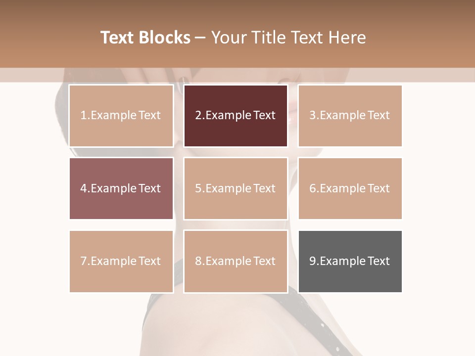 Pretty Fingernail Black PowerPoint Template