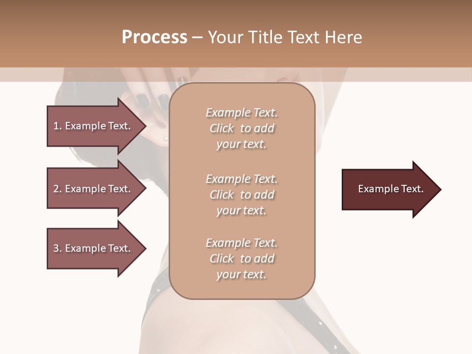 Pretty Fingernail Black PowerPoint Template