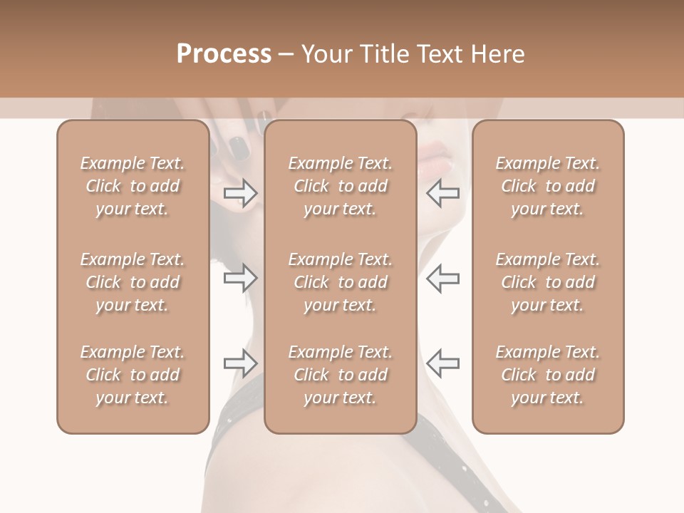 Pretty Fingernail Black PowerPoint Template