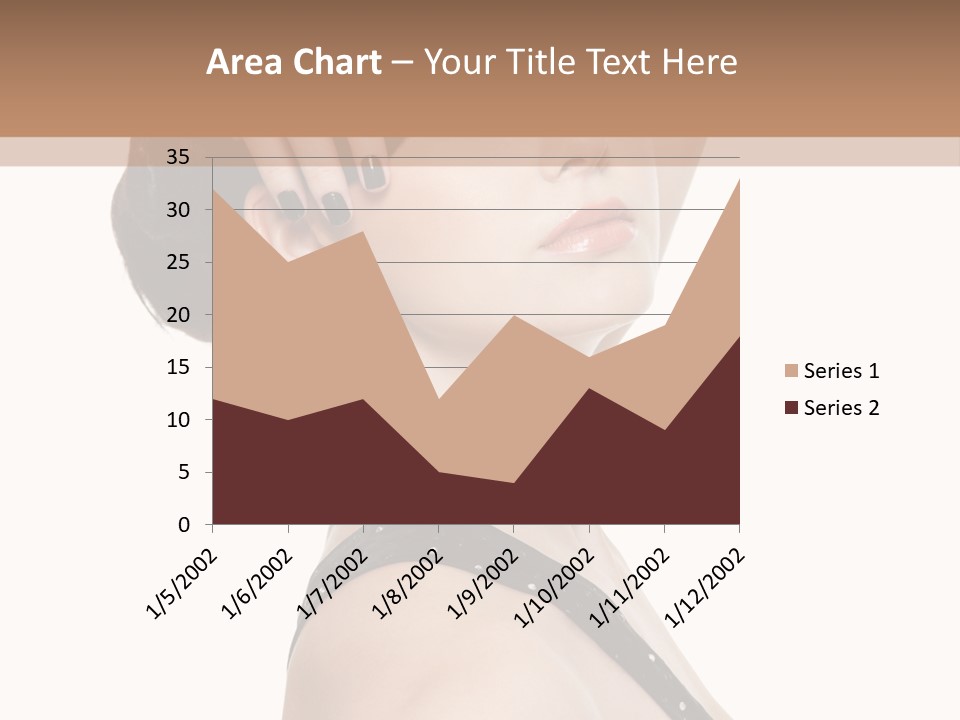 Pretty Fingernail Black PowerPoint Template