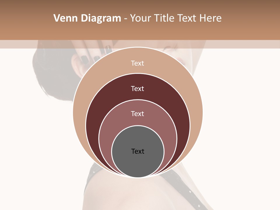 Pretty Fingernail Black PowerPoint Template