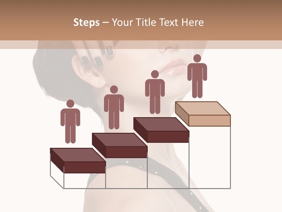 Pretty Fingernail Black PowerPoint Template