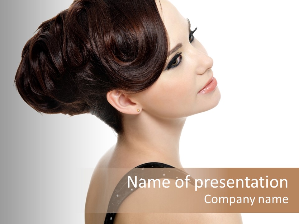 Brown Fashion Style PowerPoint Template