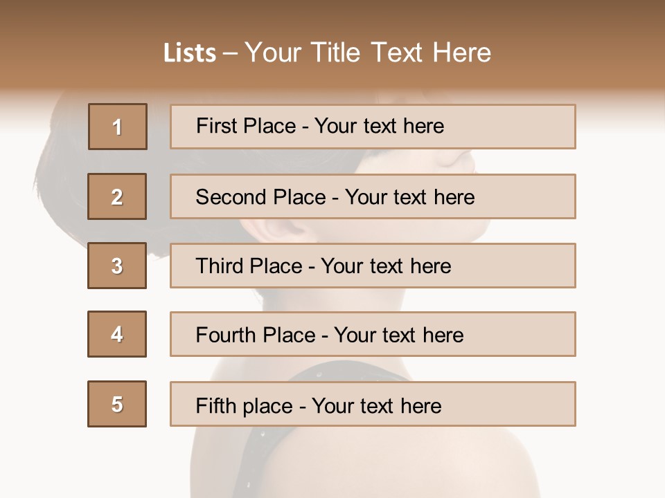 Brown Fashion Style PowerPoint Template