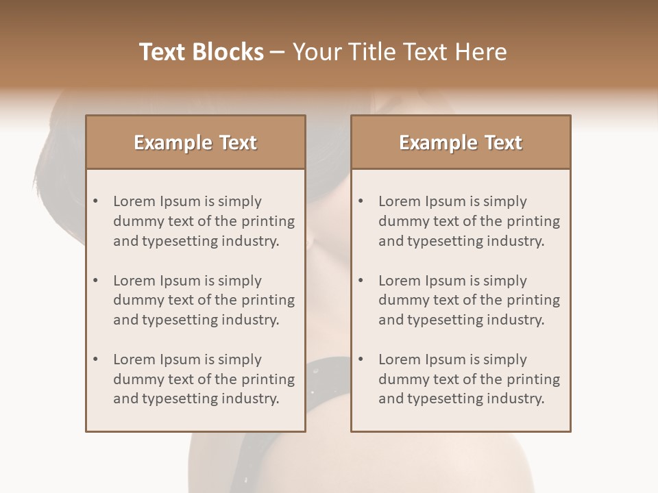 Brown Fashion Style PowerPoint Template