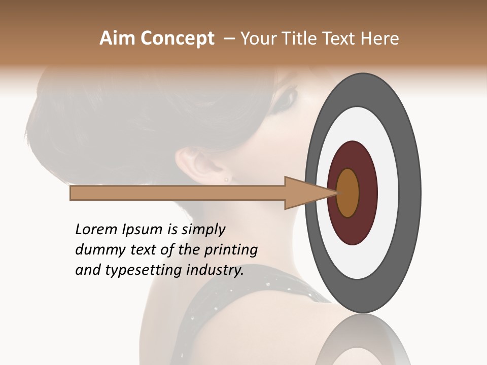 Brown Fashion Style PowerPoint Template