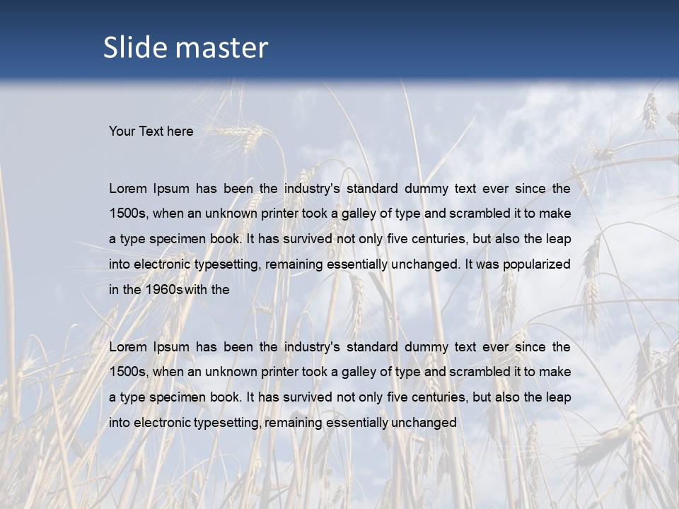 Deep Cloud Healthy PowerPoint Template