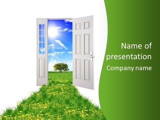 Cultivate Sky Food PowerPoint Template