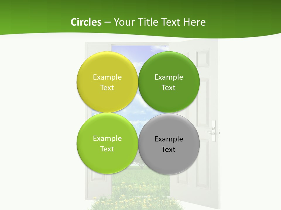 Cultivate Sky Food PowerPoint Template