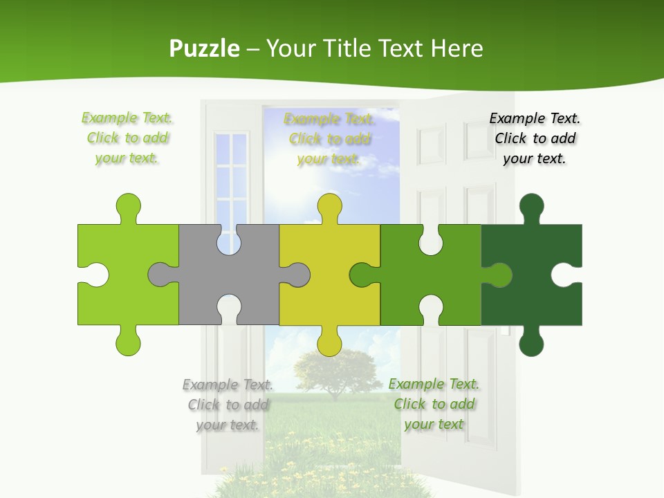 Cultivate Sky Food PowerPoint Template