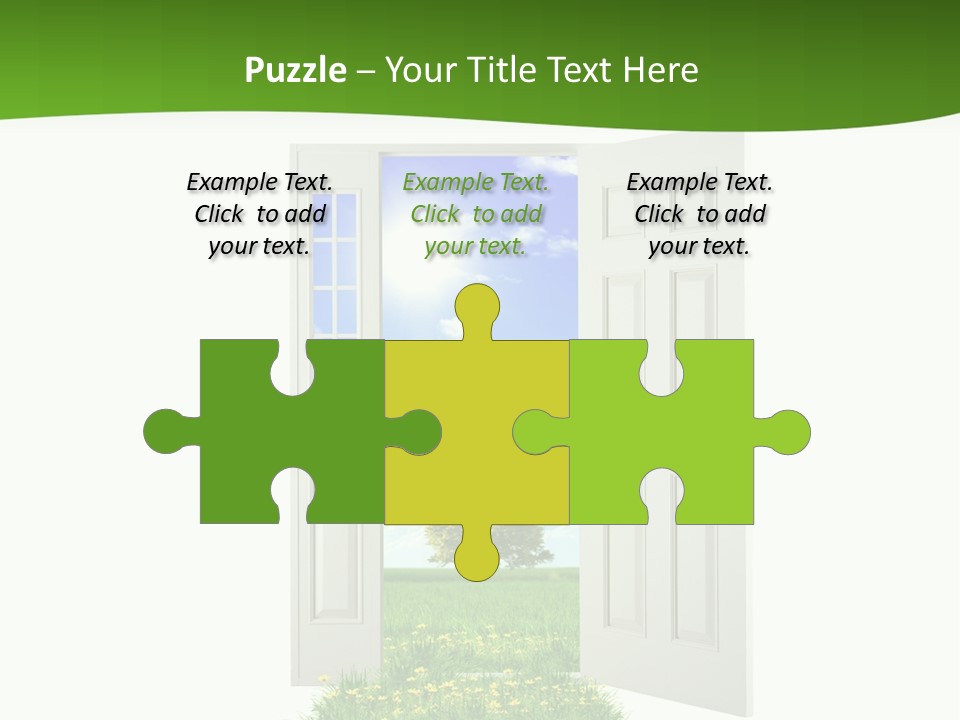 Cultivate Sky Food PowerPoint Template