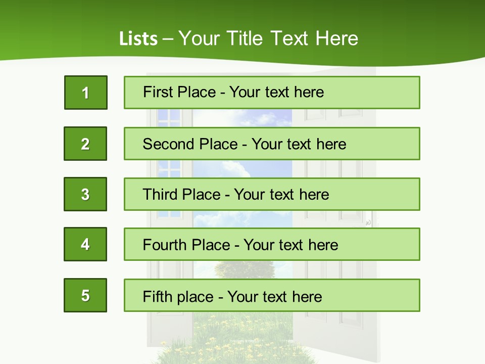 Cultivate Sky Food PowerPoint Template
