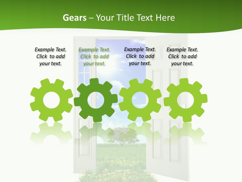 Cultivate Sky Food PowerPoint Template