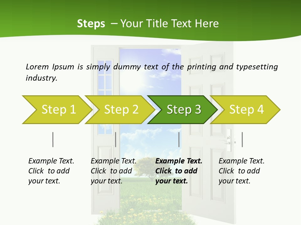 Cultivate Sky Food PowerPoint Template