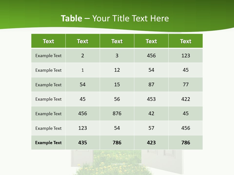 Cultivate Sky Food PowerPoint Template