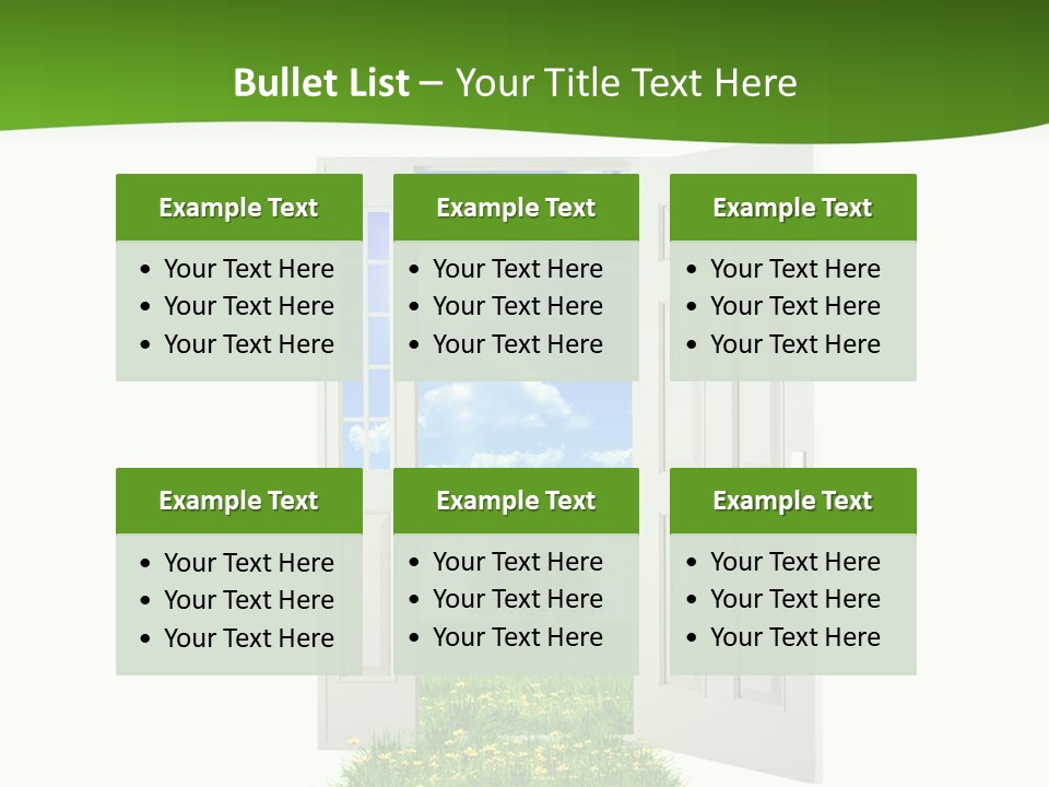 Cultivate Sky Food PowerPoint Template
