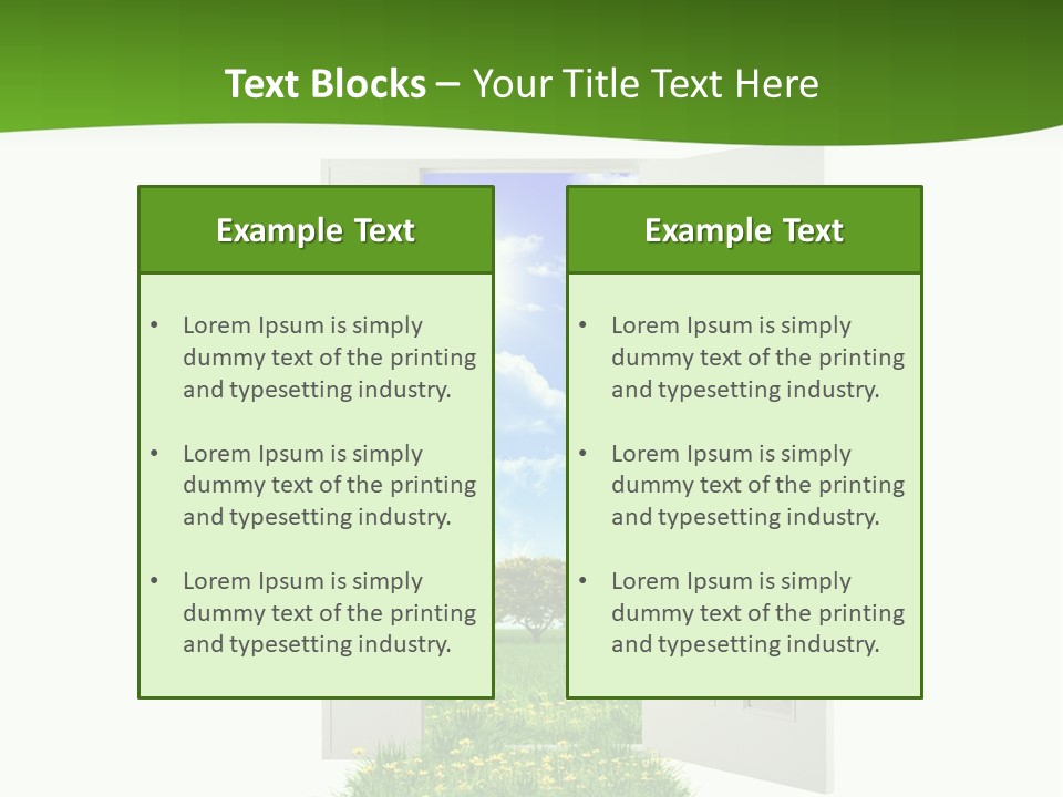 Cultivate Sky Food PowerPoint Template