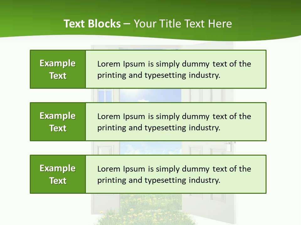 Cultivate Sky Food PowerPoint Template