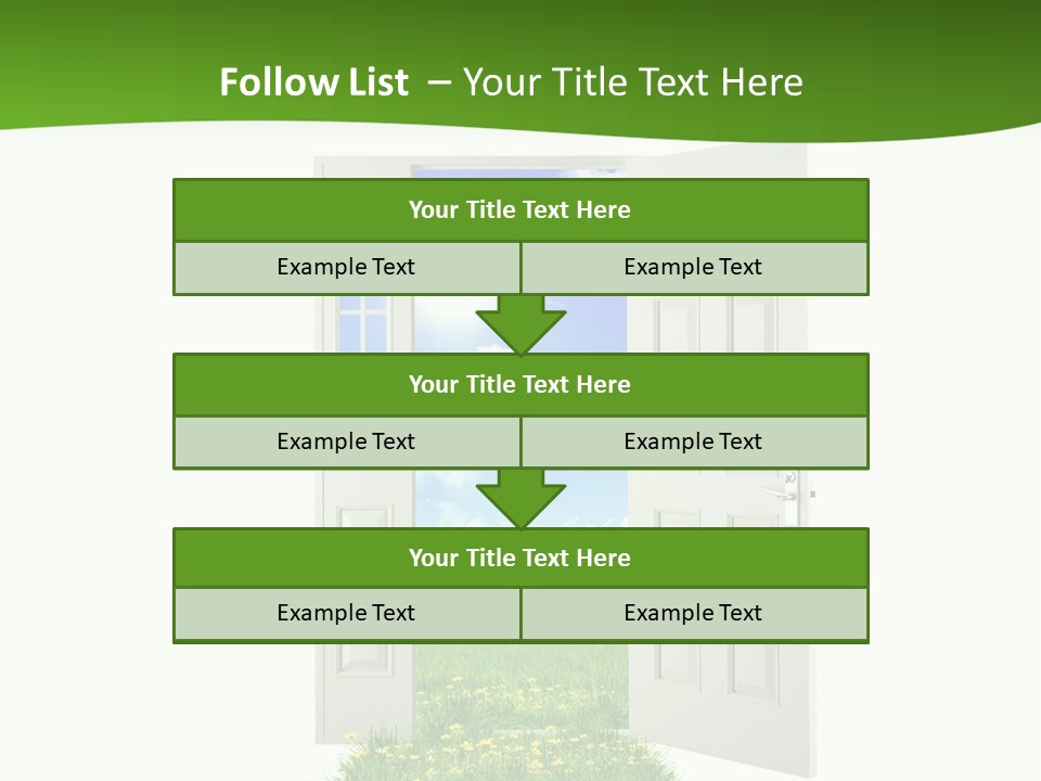 Cultivate Sky Food PowerPoint Template