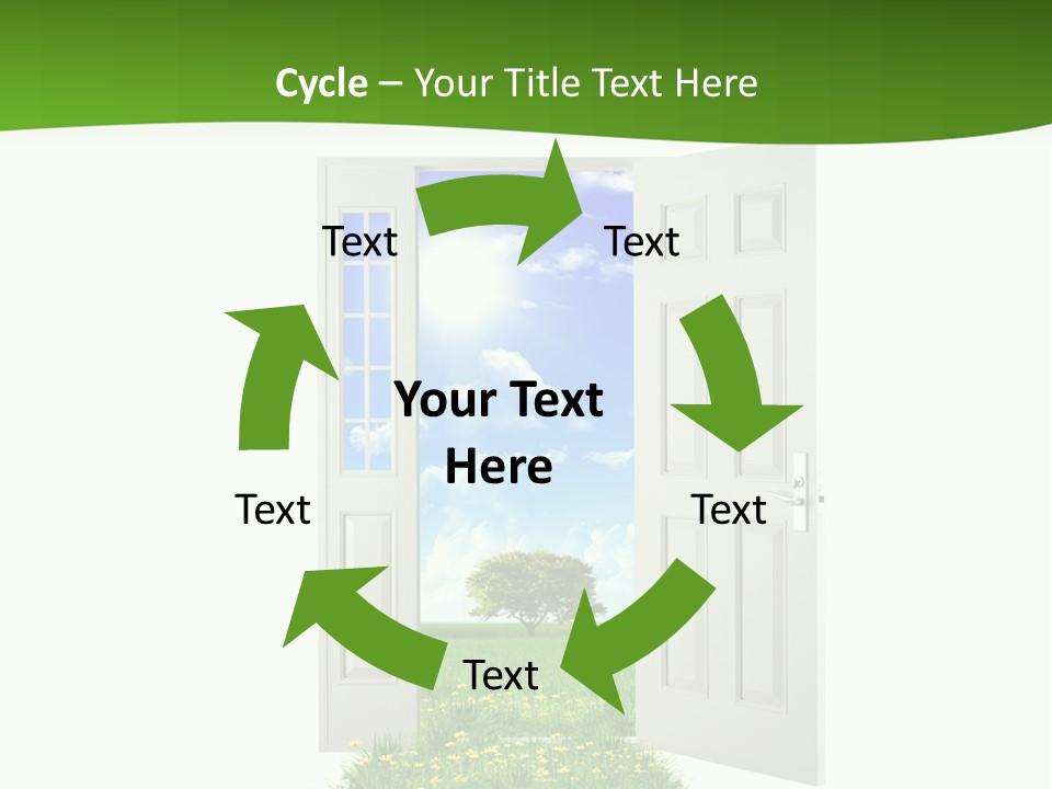 Cultivate Sky Food PowerPoint Template