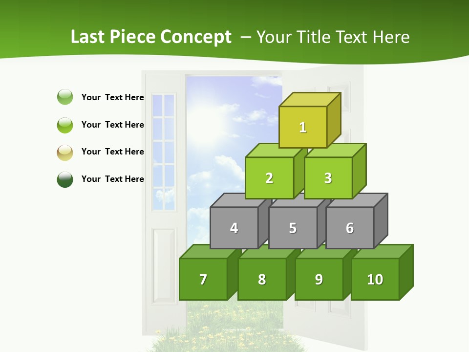 Cultivate Sky Food PowerPoint Template
