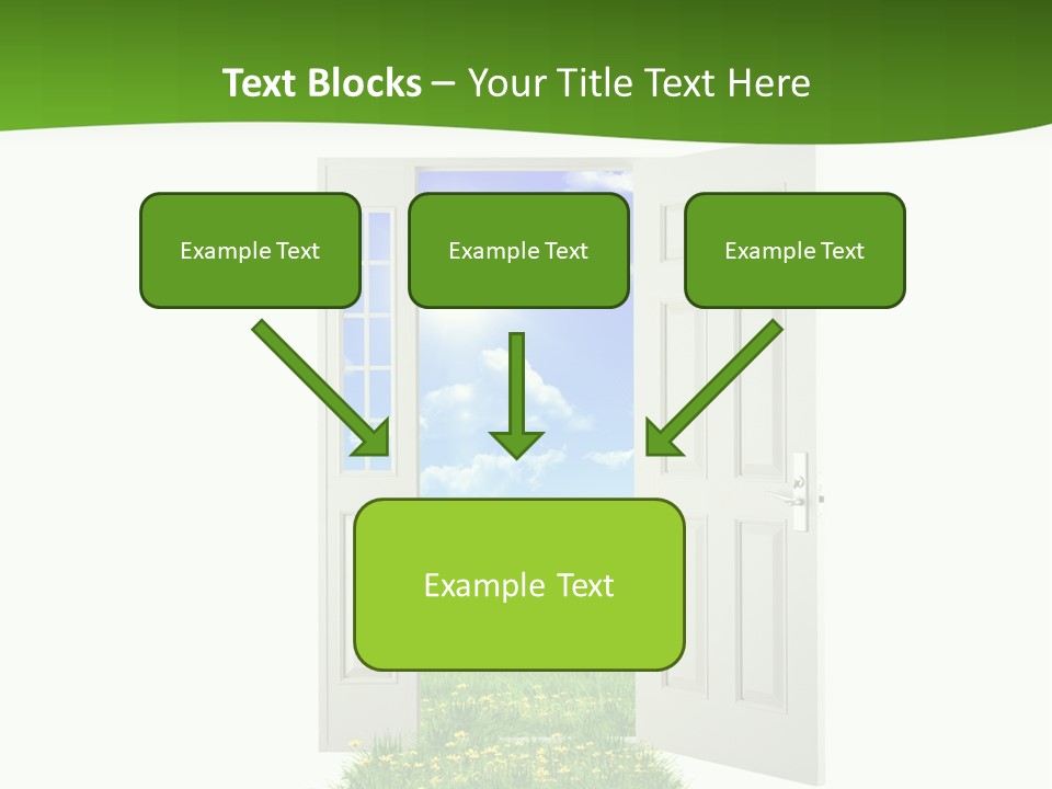Cultivate Sky Food PowerPoint Template