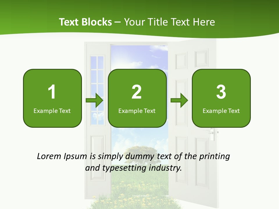 Cultivate Sky Food PowerPoint Template