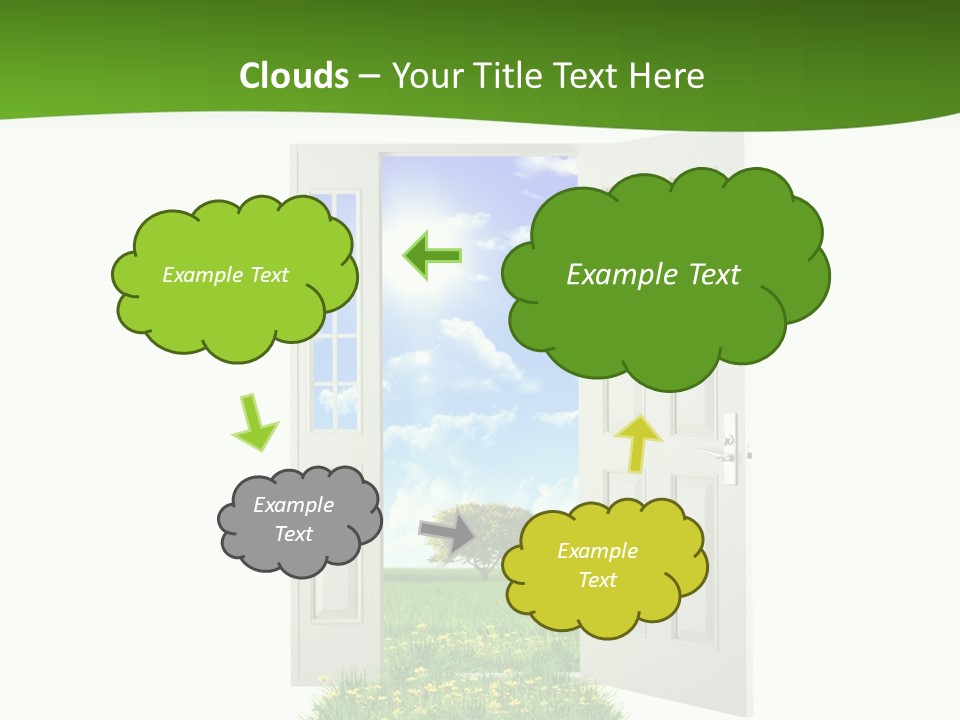 Cultivate Sky Food PowerPoint Template