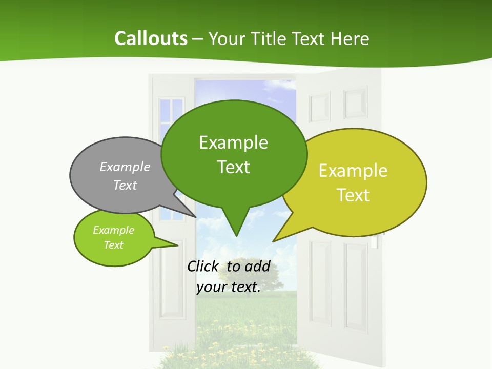 Cultivate Sky Food PowerPoint Template