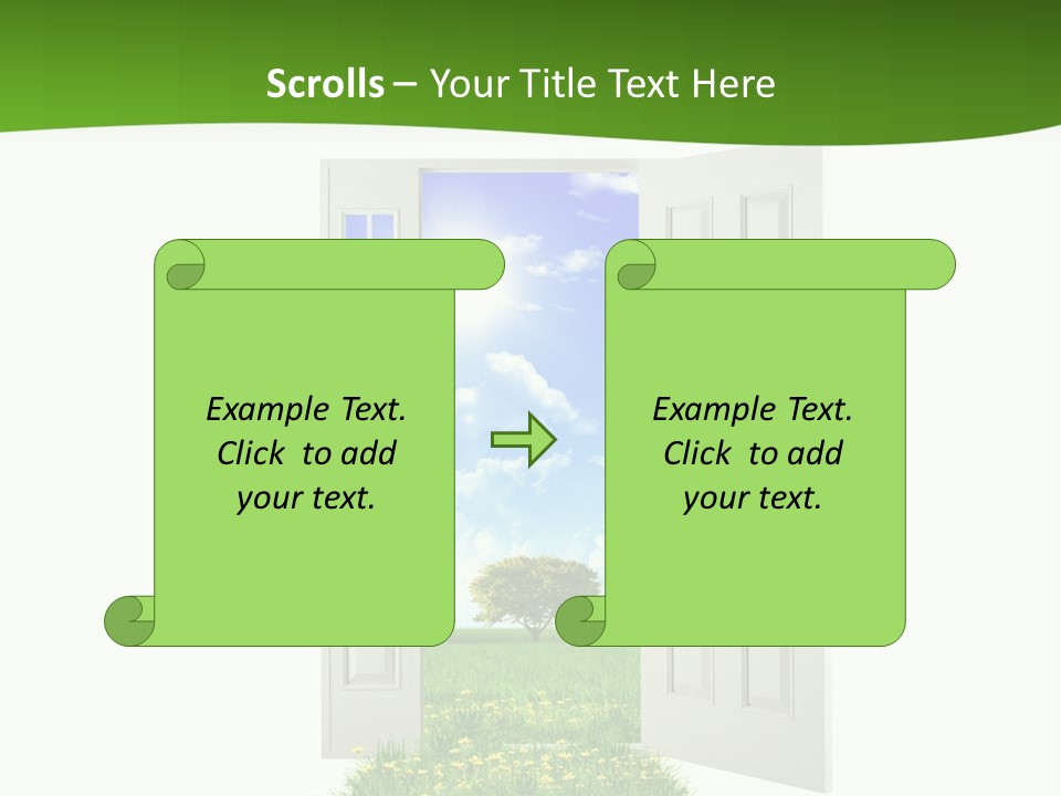 Cultivate Sky Food PowerPoint Template