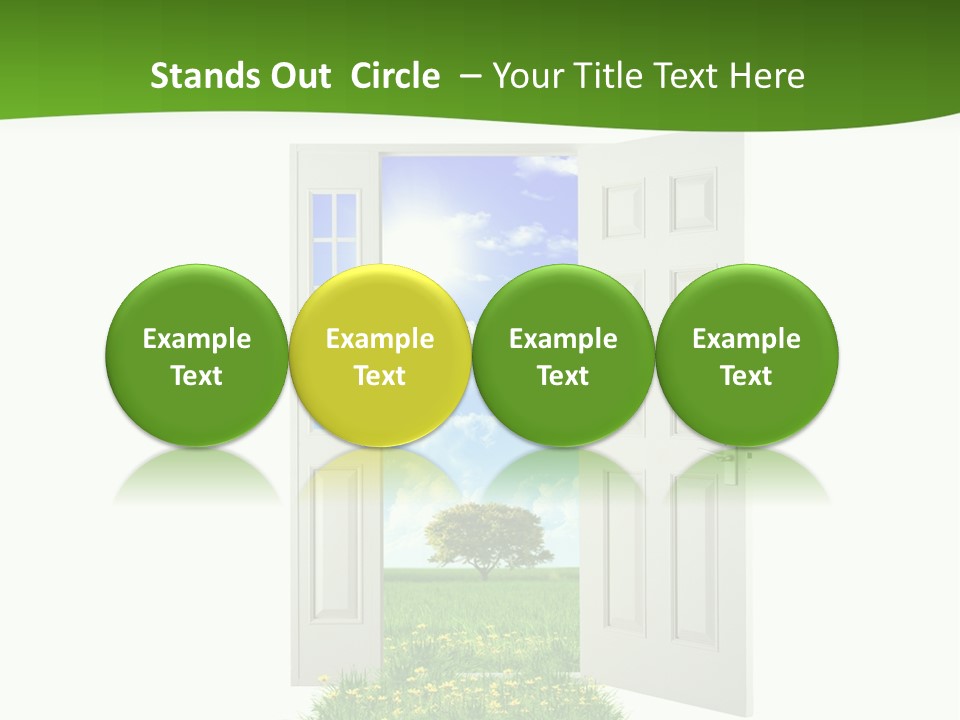 Cultivate Sky Food PowerPoint Template